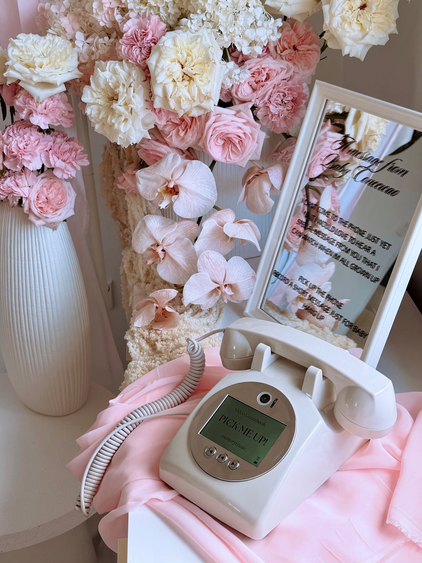 Video Phone Guest Book Hire (BEIGE)
